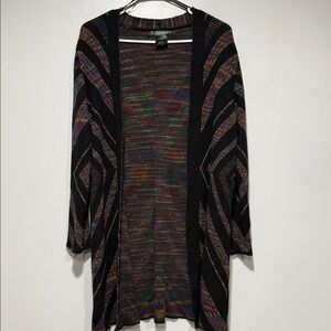 United States Sweaters Vibrant Multicolor Knit Cardigan